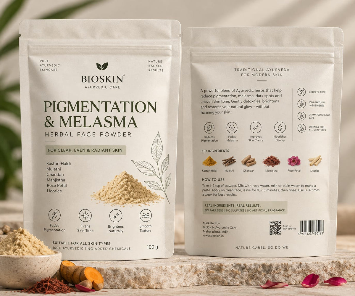 Pigmentation & Melasma healing face pack powder by Bioskin 100gm