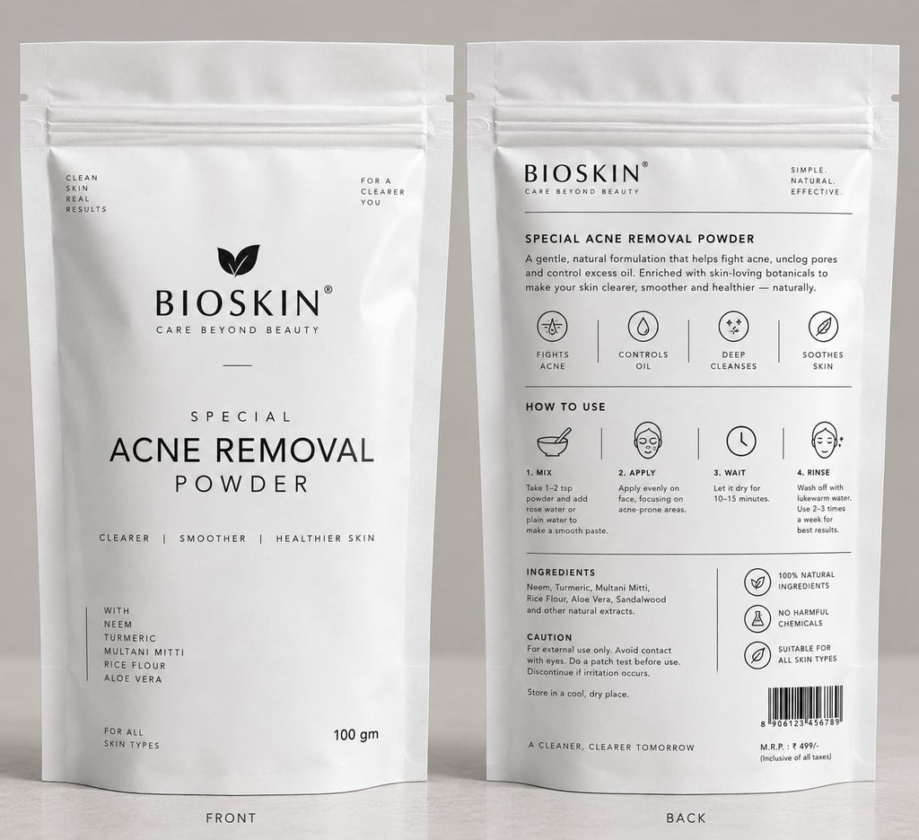 Acne removal face pack by Bioskin 100gm